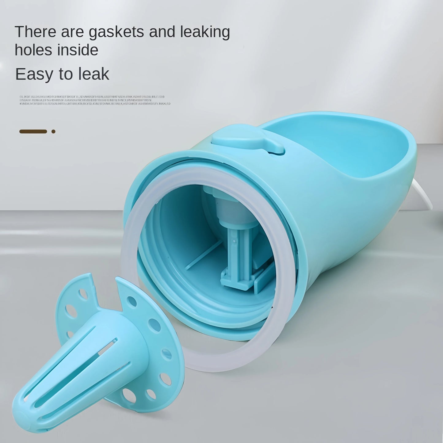 Portable Dog Cat Water Bottle with Storage