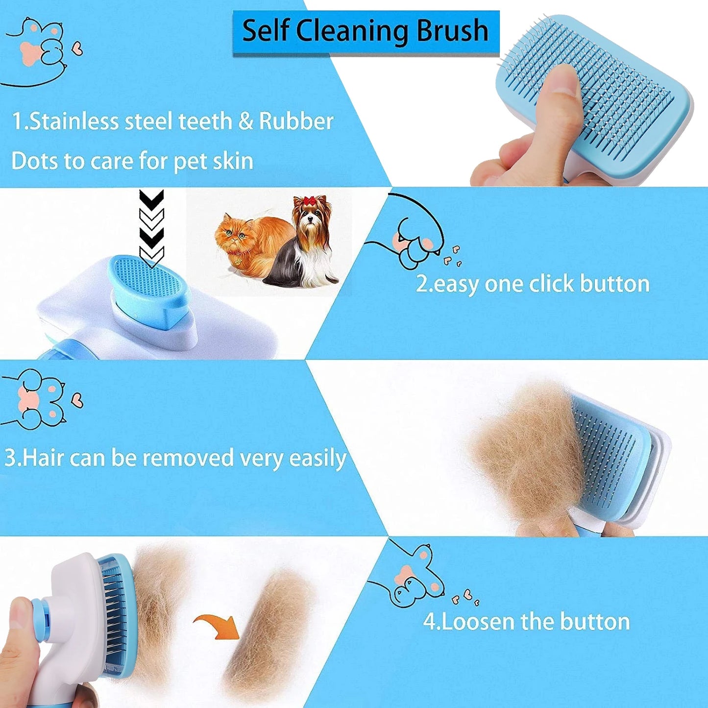 Dog Hair Remover Brush Cat Dog Hair