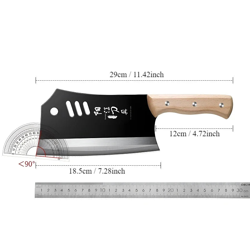 High carbon steel kitchen knife