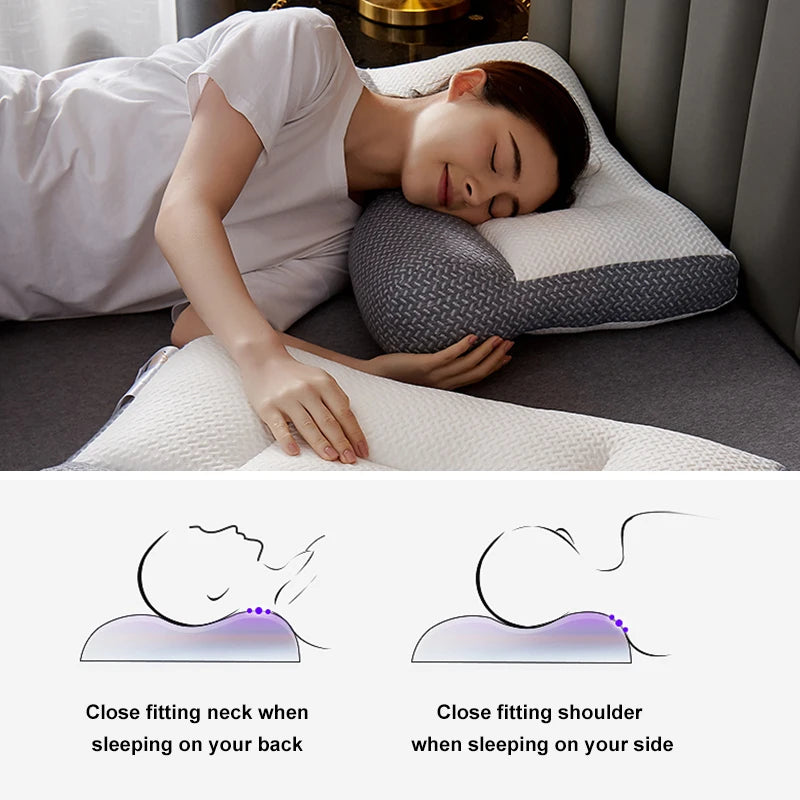 Super Ergonomic Pillow Orthopedic for Neck and Shoulder Pain Relief