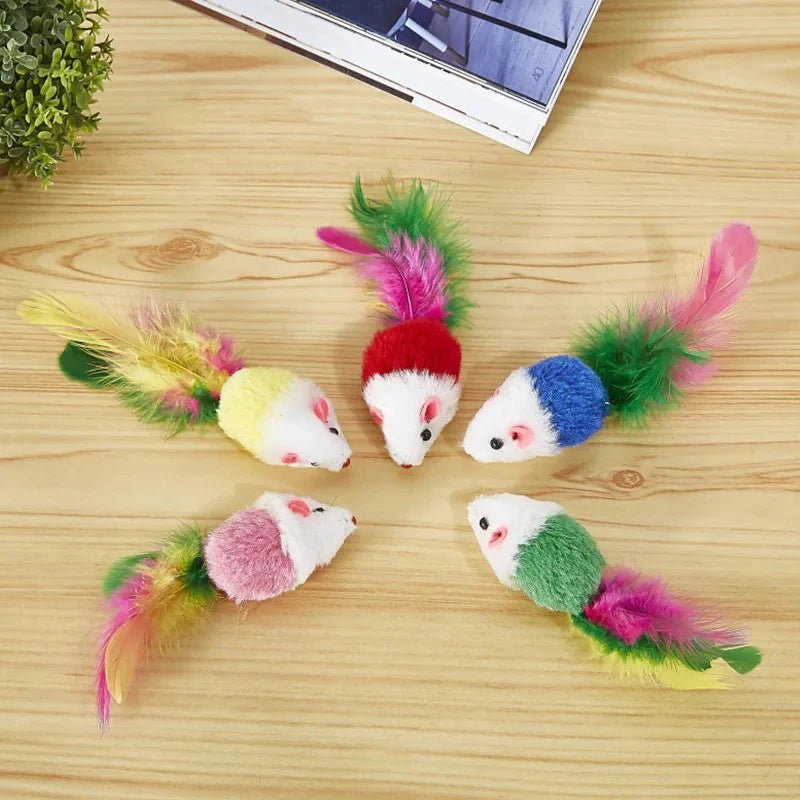 Cute Mini Fleece False Mouse Cat Toys