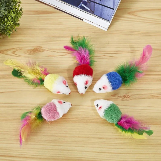 Cute Mini Fleece False Mouse Cat Toys