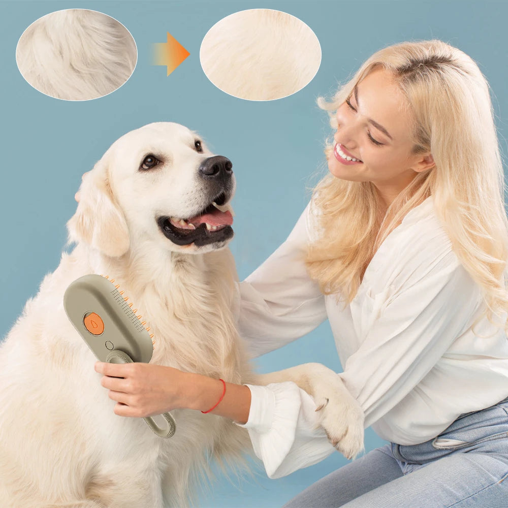 3in1 Water Dog Brush Electric Spray