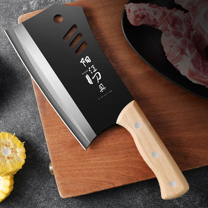 High carbon steel kitchen knife