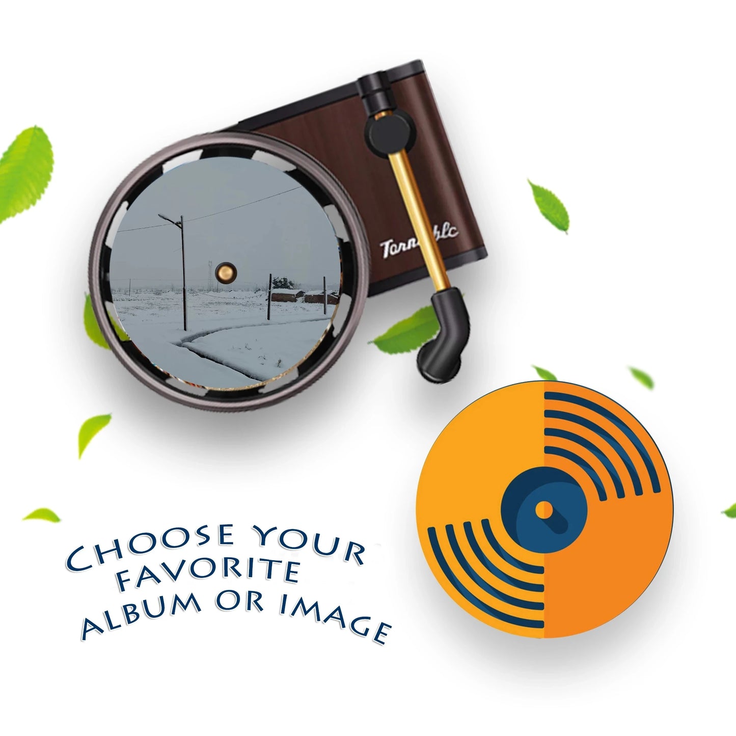 Customized Logo CD Car Air Freshener Perfume Record Player Car Fragrance Clip Vinyl Spin Phonograph Air Vent Outlet Aromatherapy