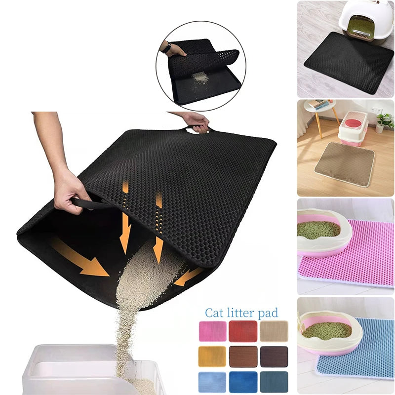 Double Layer EVA Cat Litter Pad Waterproof