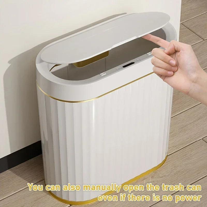 Smart dump Bathroom Trash Bin