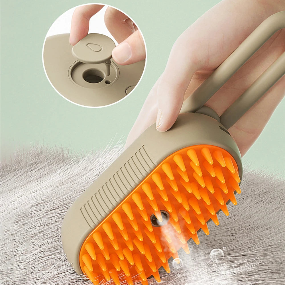 3in1 Water Dog Brush Electric Spray