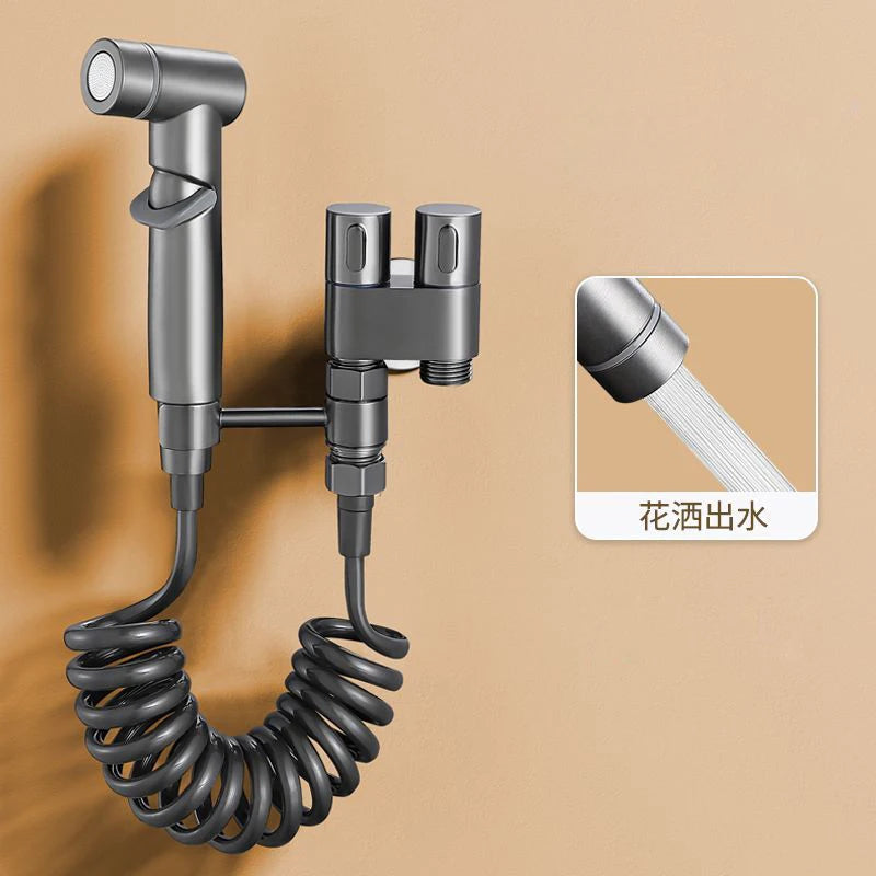 Hygienic shower toilet bidet sprayer